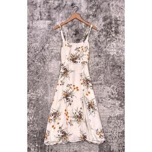 Reformation Dress 4 Womens Floral Crepe Sleeveless Knee Length A Line